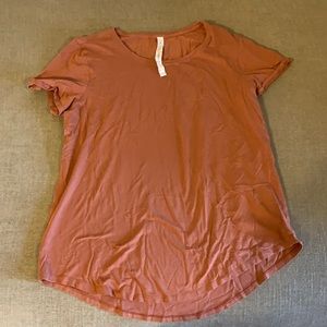 Size 12 Lululemon Pima Cotton Hirt Burnt Orange
